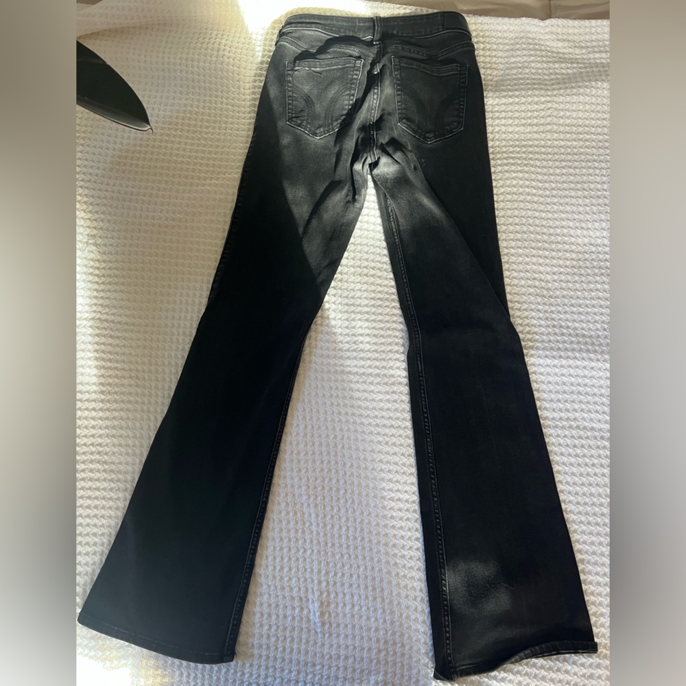 Hollister washed black Bootcut Jeans 28L - Picture 5 of 6